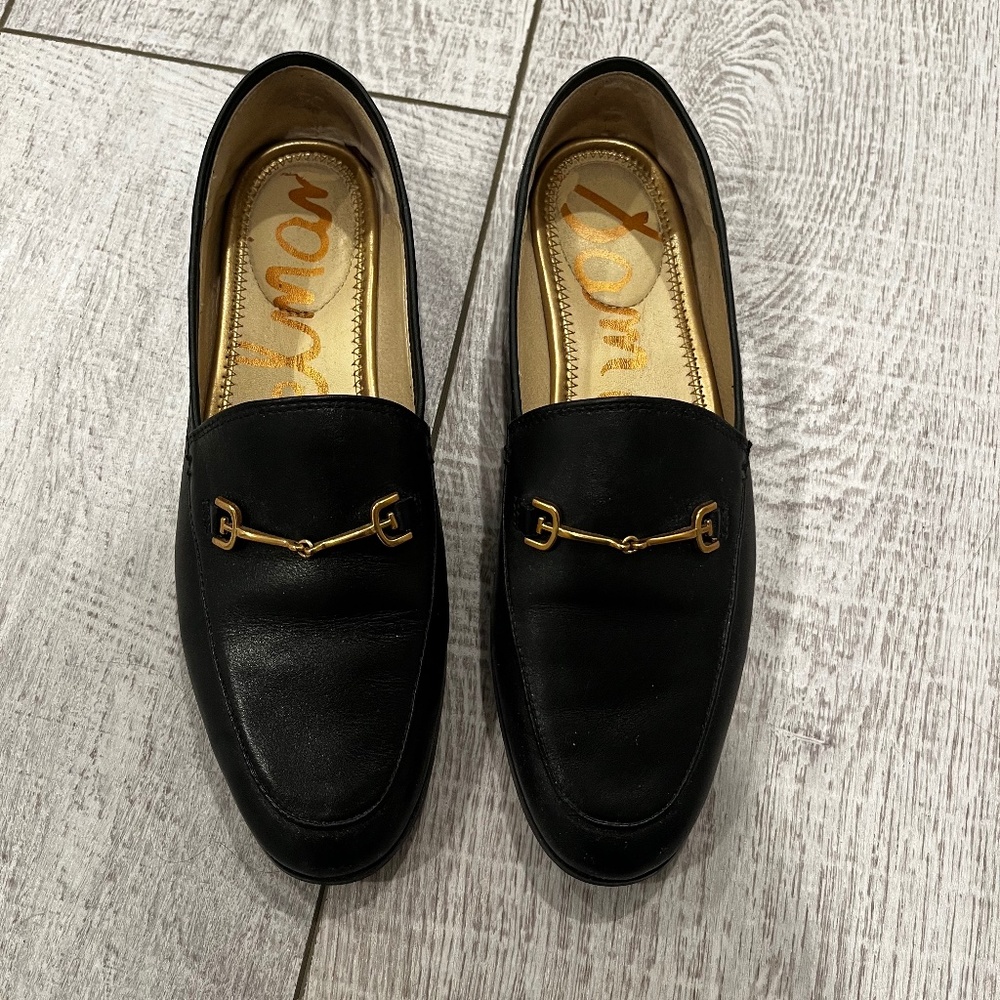 Sam Edelman Women’s black leather loafers